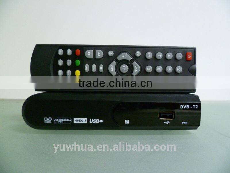 Full HD 1080P DVB T2 USB PVR DIGITAL TERRESTRIAL TELEVISION China receiver