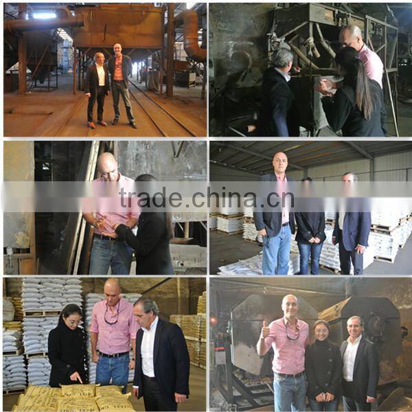 Blast cleaning sandblasting abrasive for gang-saw granite cutting