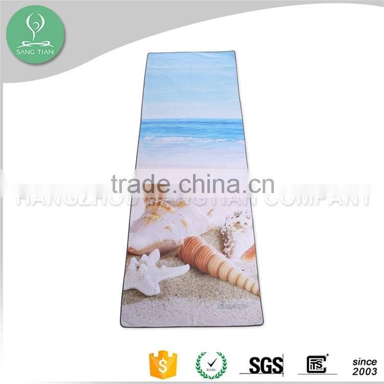 Wholesale softtextile microfibre yoga mat towels custom