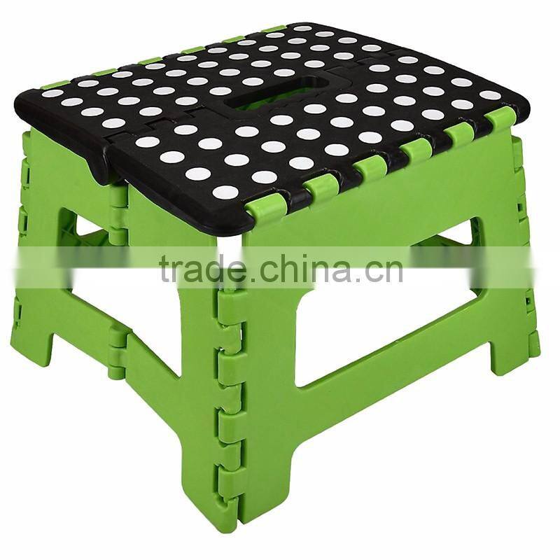 Folding step stool with printing, discount outdoor folding stool mould