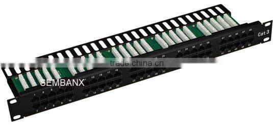 cat3 50 port patch panel
