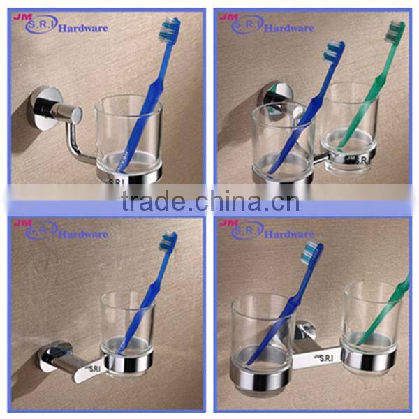 Popular brass glass cup holder , bathroom cup holder , bathroom glass holder