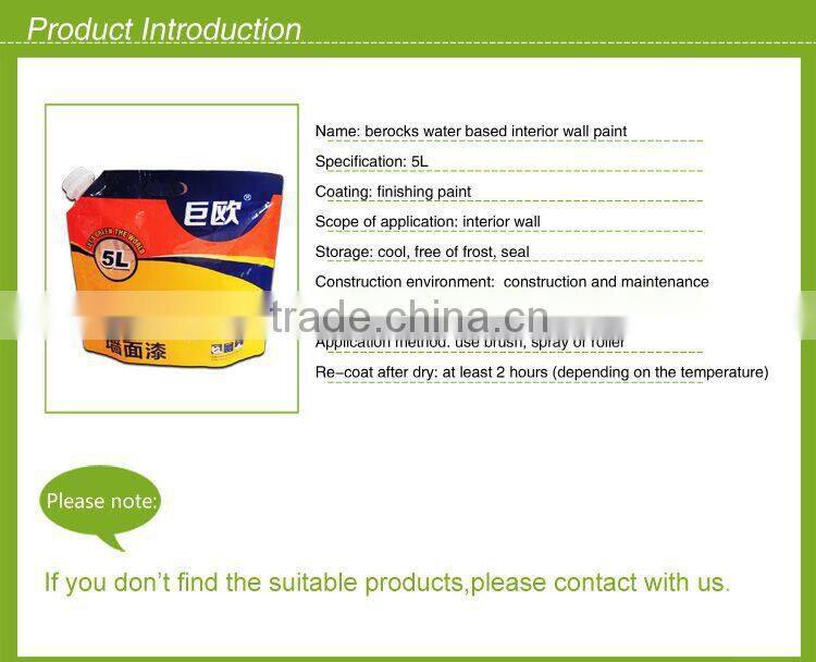 anti-yellowing/waterproof interior wall paint for warm and humid climate