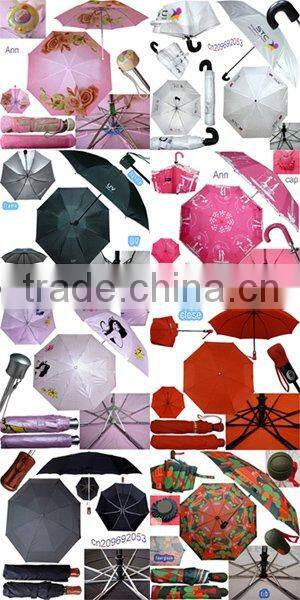 red 3 folding super mini lady fancy design umbrella