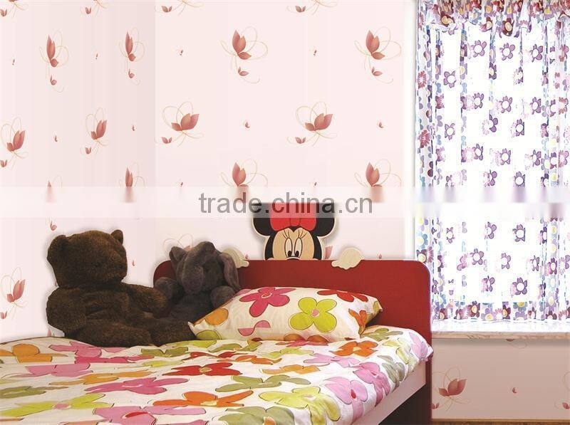 cheap self-adhesive non woven wallpaper for modern living room