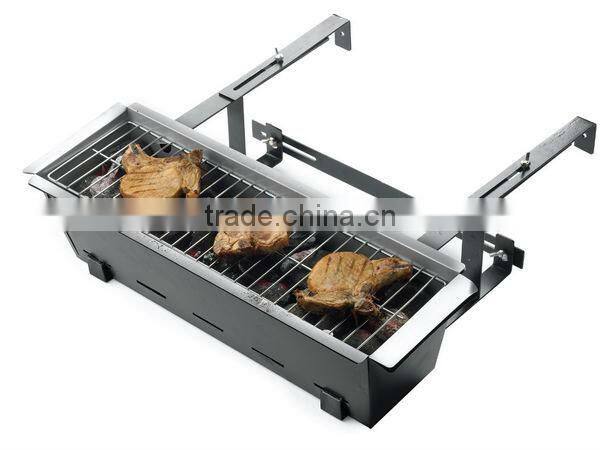 Modern balcony steel grill designs rectangle BBQ grills