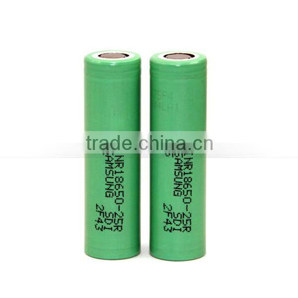 18650 25R 2500mah 20A 3.7v li-ion rechargeable battery from Efest