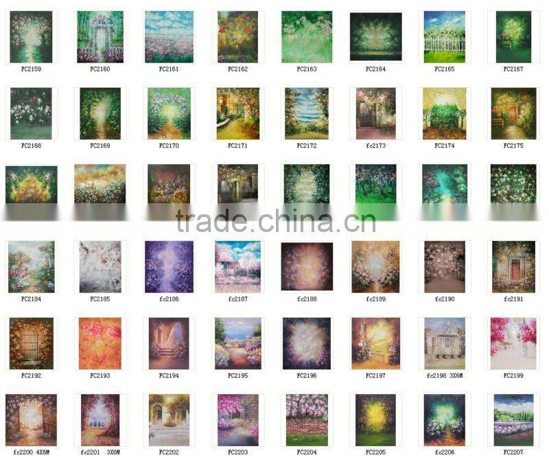 Muslin Scenery Background Hand Painted Backdrop