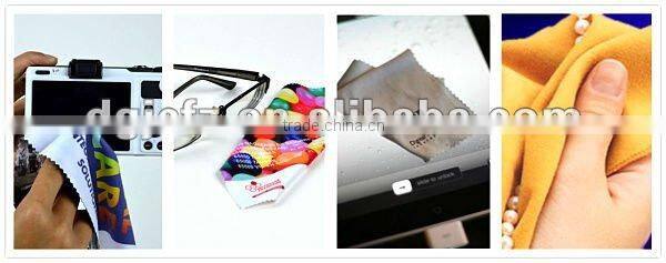 Personalized portable white microfiber cleaning glove manurfactory