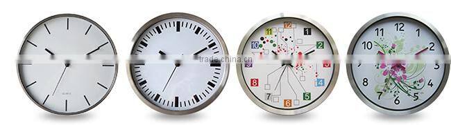 3d stereoscopic metal wall clock
