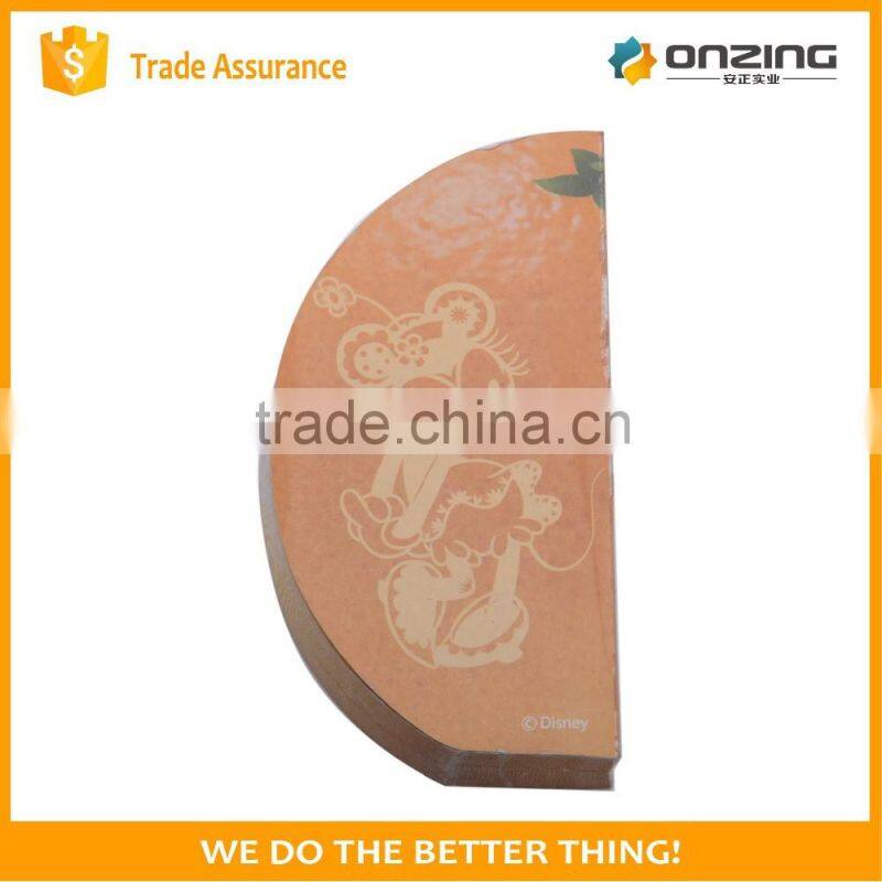 Onzing custom printing fruit shaped notepad memo pad