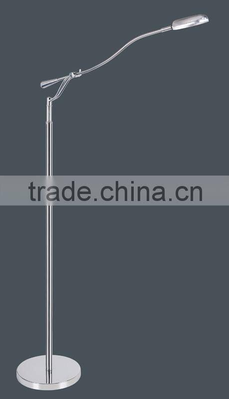 2015 High qulity and best selling LED floor lamp in polished chrome finish