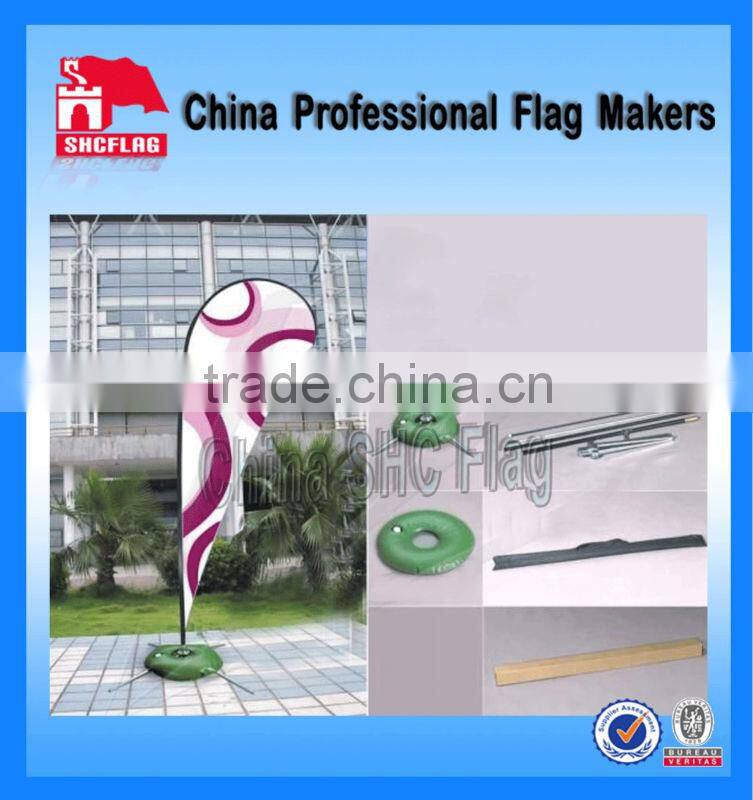 Outdoor the advertising cheapest beach flag feather flag hardware