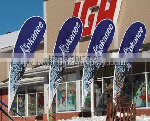 Expo Advertising Double Sided Full Color Flag Banner