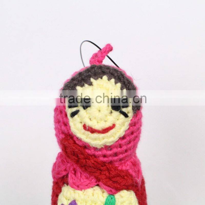 Christmas Gifts Pure hand crochet China doll toys