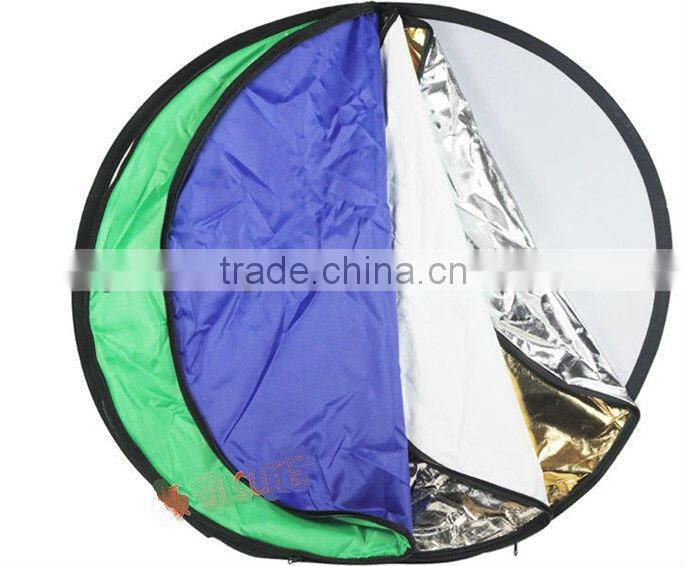 Best selling import material 80cm 7 in 1 studio photo foldable reflector light reflector