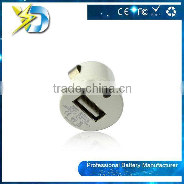 5V 1A mini usb car charger for apple phone 5 5s 4 4s Sam Phone S3 S4 Cell Mobile Phone Charger Adapter