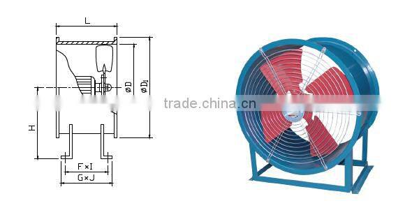 SF greenhouse exhaust fan