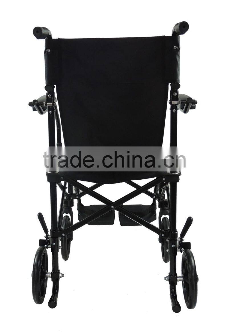 folding ultralight weight transport multifuctional aluminium wheelchair