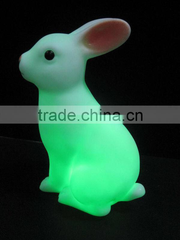 LED colorchanging rabbit candle light