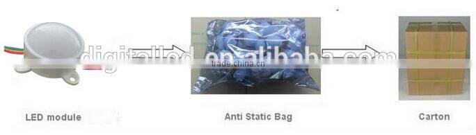 ICRGB 45mm rgb pixel point led ws2801 full color arduino dmx control waterproof