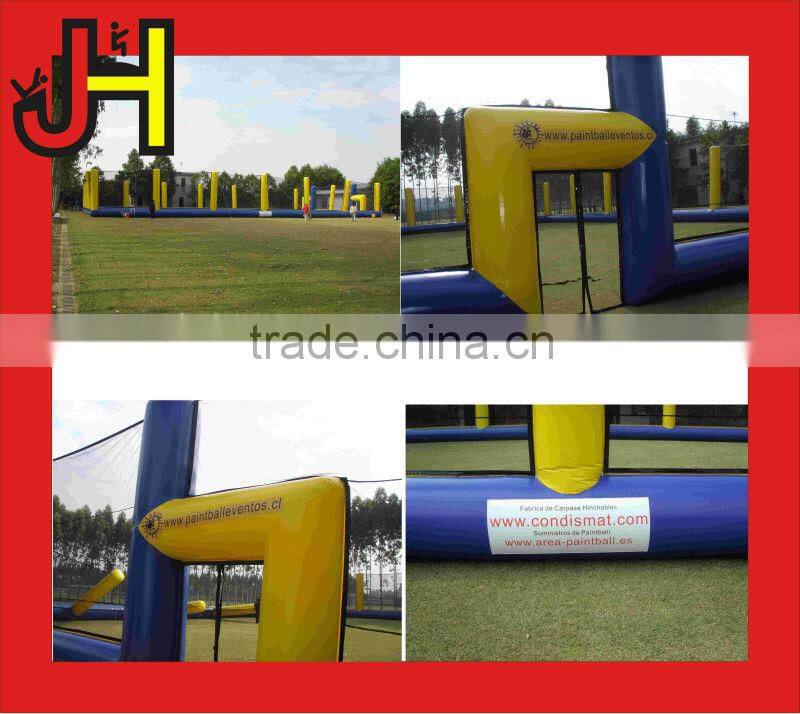 Outdoor PVC Material Inflatable Obstacle Netting/ Inflatable net for sport game
