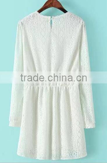 White Plain Lace Irregular Sleeveless Dress white dresses for women dress fashion