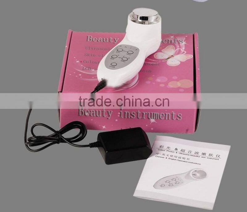 skin expert Galvanic ionic ultrasound photon facial massager