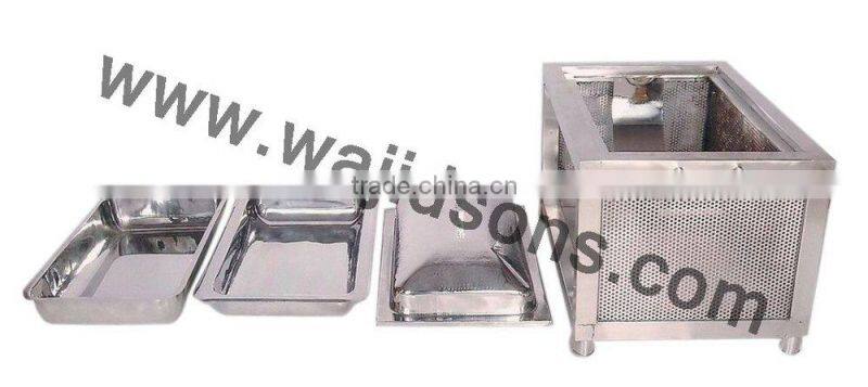 brass plated chafing dish | fancy chafing dish for sale | modern chafing dish for decor | best finish chafing dish