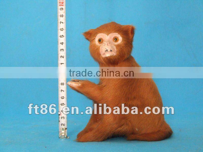 handmade customized plush lifelike artificial realistic toy monkeys for sale