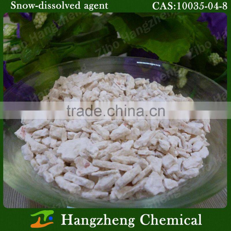snow-dissolved agent