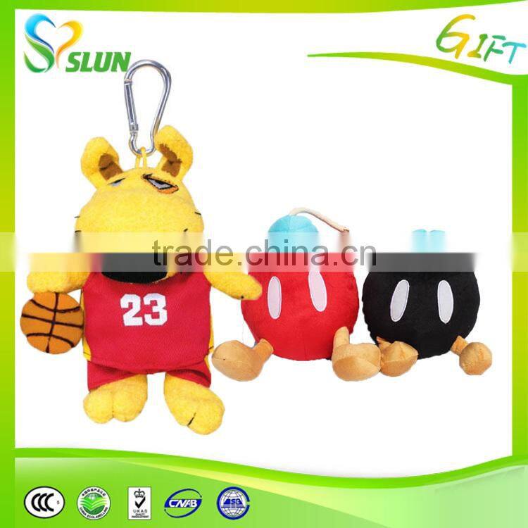 cheap plush keychain toys good quality plush emoji keychain manufacturer