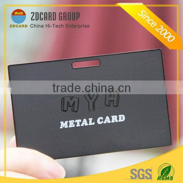 Custom Etching Metal VIP Membership Card