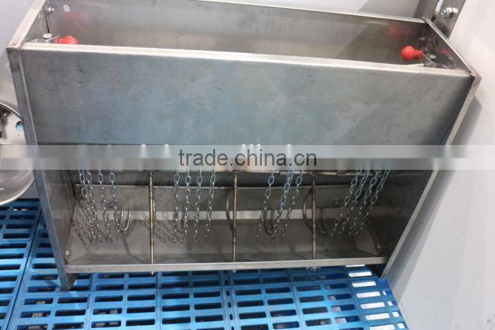 pig breeding equipment stainless material feeding trough