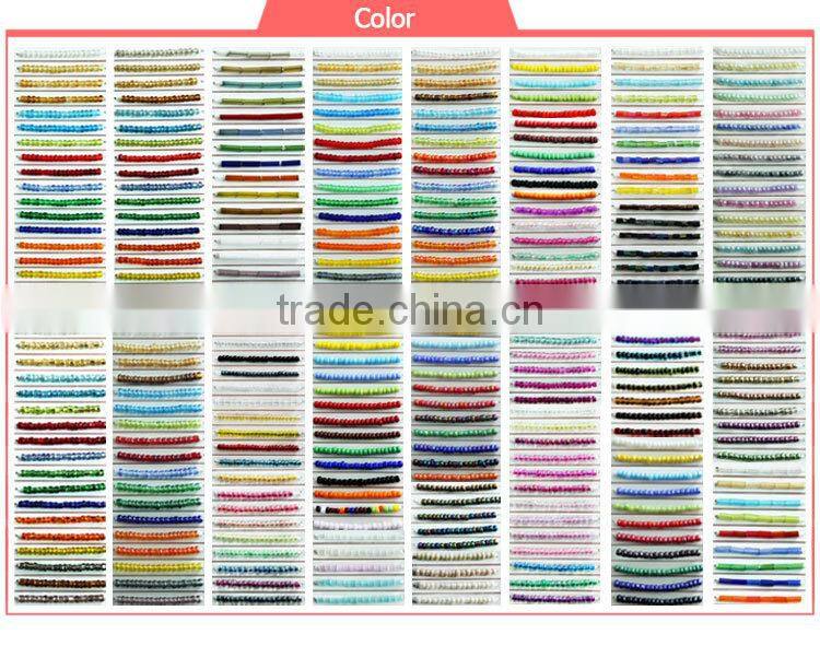 DIY accessaries transparent bead golden color beads