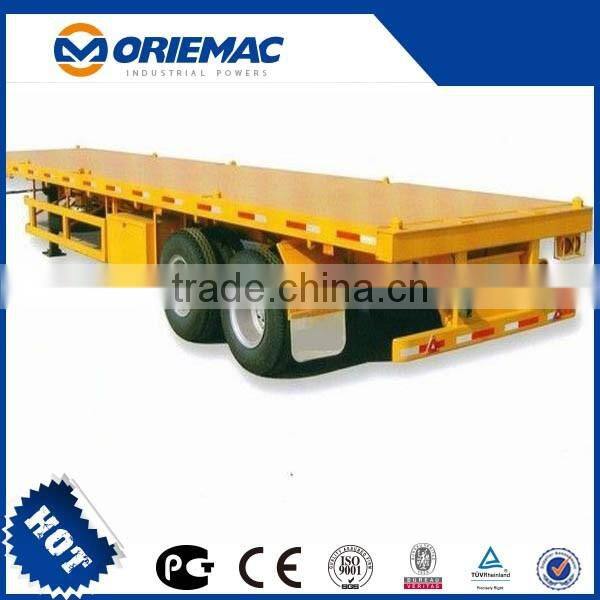 40FT Skeletal flat bed trailer travel trailer aluminum siding