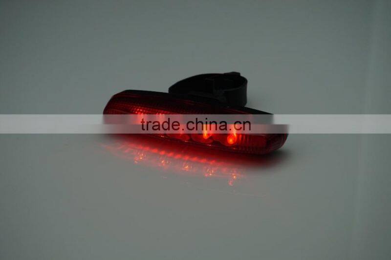 New design of Led Flashing Bicycle Tail Light,5 red LED work light