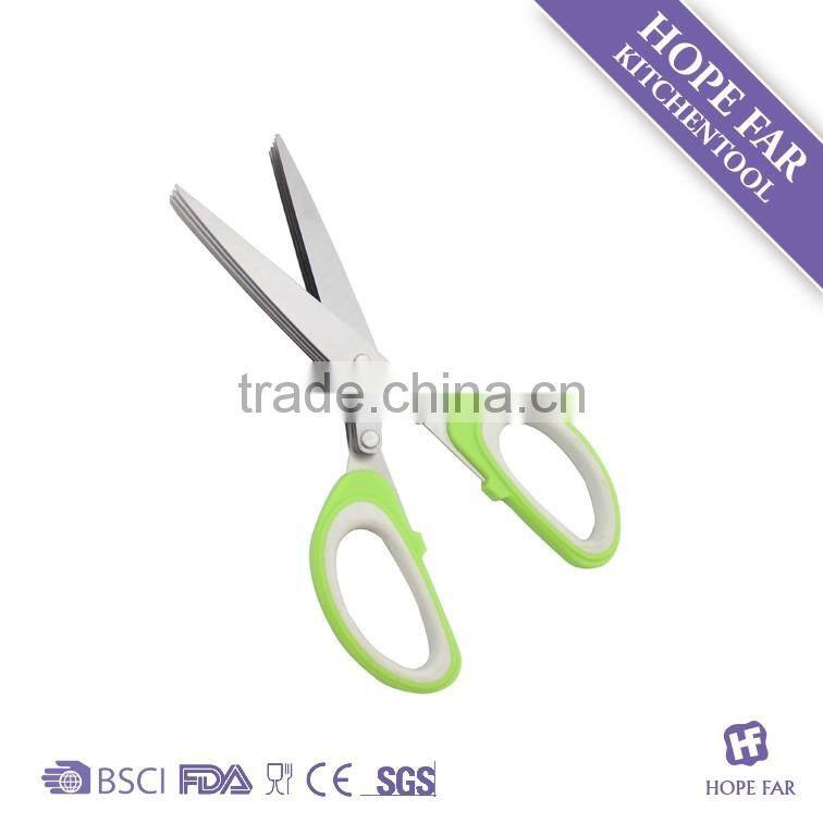 0200027 Practical 5 blades stainless steel pickle scissors
