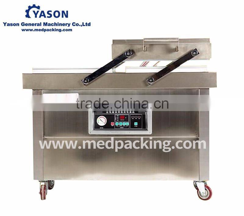 DZ500 double chamber flat vacuum packaging machine