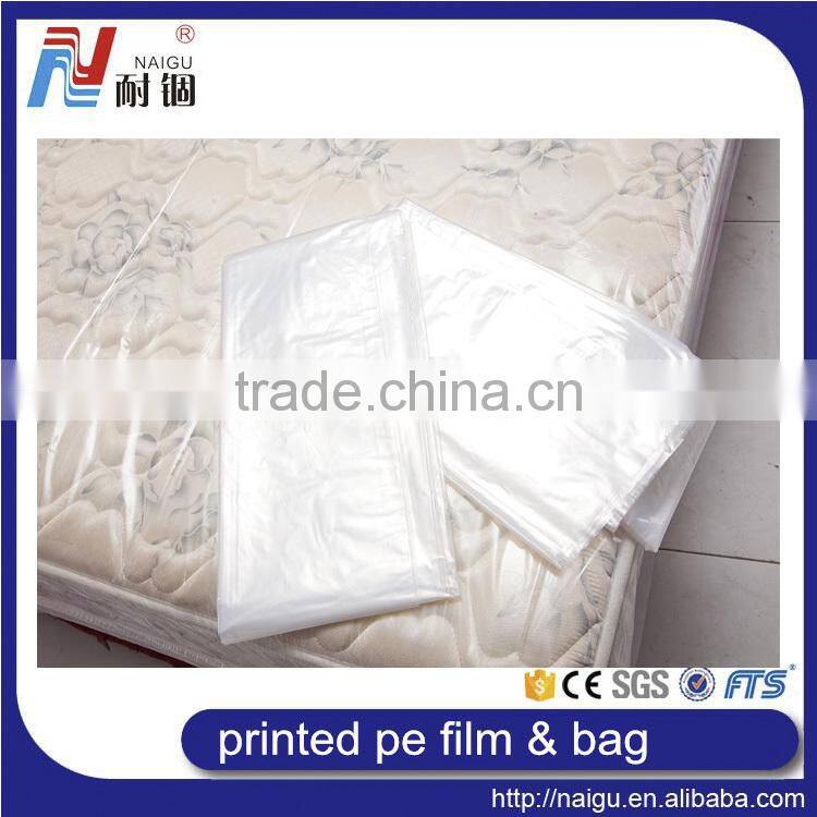 transparency and soft pe wrap film for printing, printing bag