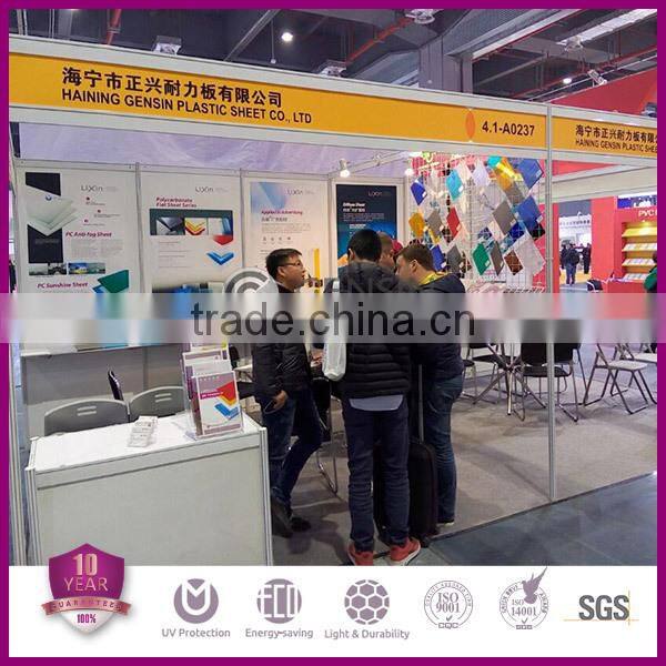 Good sealing and leaking proof standing seam polycarbonate hollow sheet roofing system