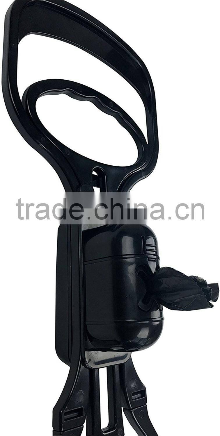 Plastic Pet Dog Poop Picker Scooper Bag Dog With Light And Garbage Box