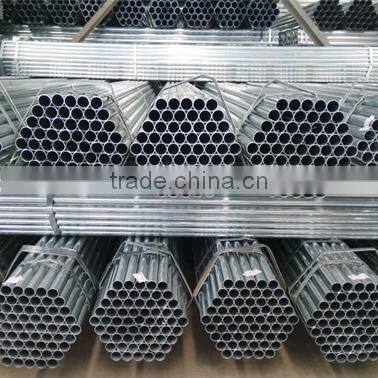 50.8*1.1mm erw 60-80g/m2 greenhouse pre galvanized round pipe
