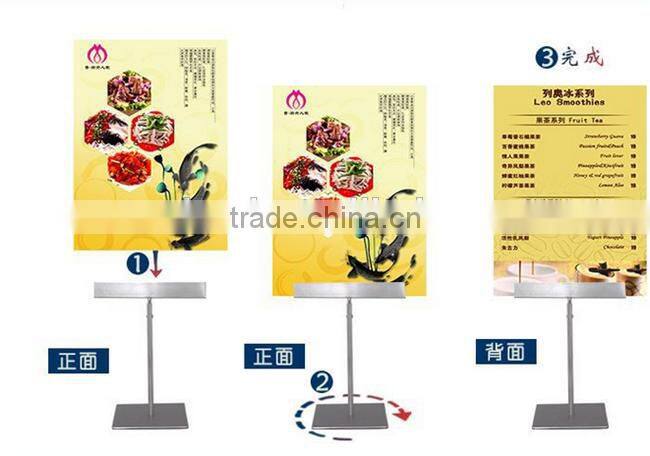 Help You Boost Your Sale!!! Metal Table Menu Stand