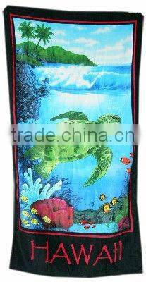 beauty animal printed beach towel 33169