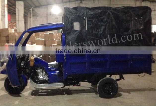 2014 China new design 3 wheel gas motor scooter for adults,3 wheel truck for sale,closed cabin cargo tricycle