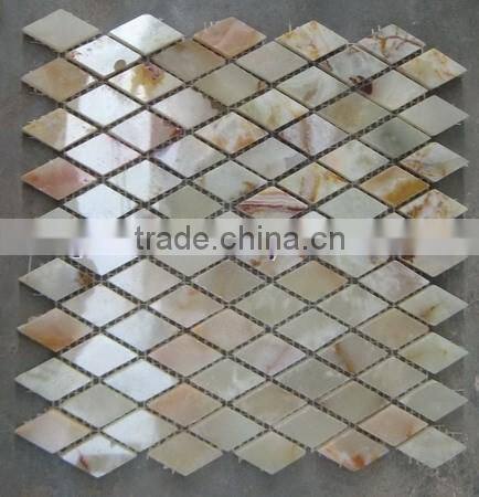NEW COMMING 2017 NEW PRICE LIGHT GREEN ONYX MOSAIC TILES COLLECTIONS