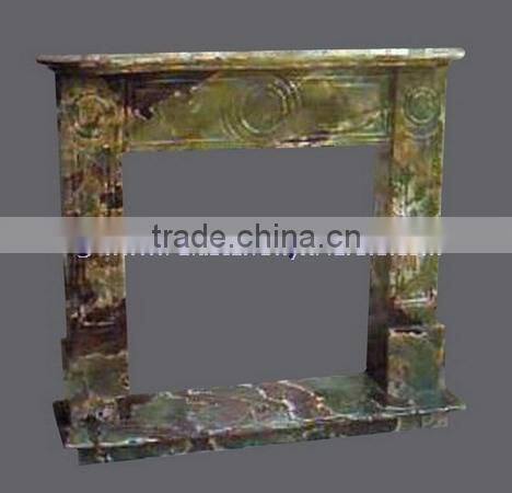 MULTI GREEN ONYX FIREPLACES