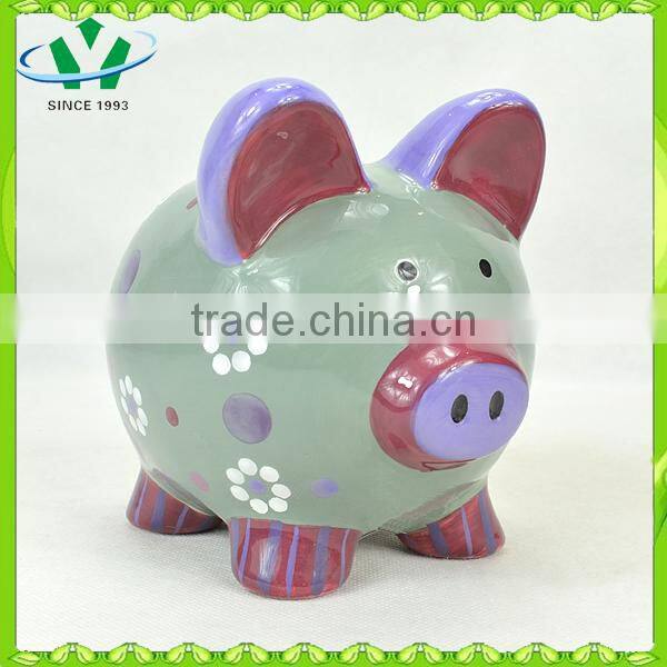 Wholesale ceramic pig animal shape piggy banks for sale