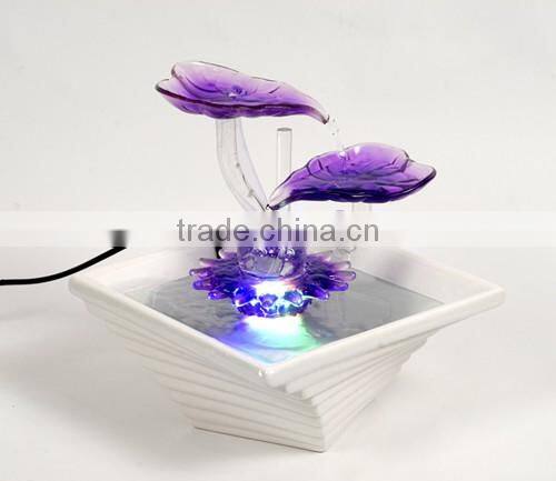 Geomantic omen ornaments table water fountain